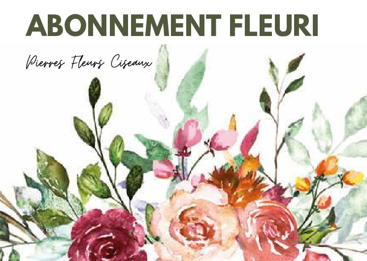 Mon abonnement – Pierres Fleurs Ciseaux