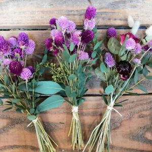 Bouquet de fleurs séchées