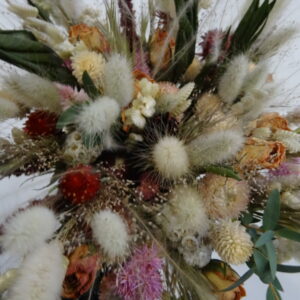 Bouquets de fleurs séchées St Valentin