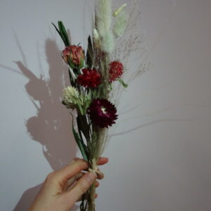 Bouquet de fleurs séchées St Valentin