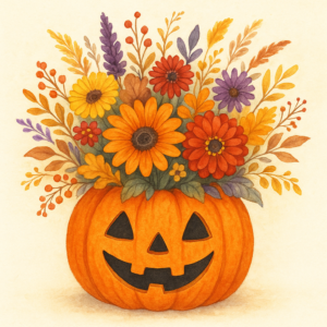 Atelier Halloween – Citrouille à fleurir (Pour enfants 🎃🌸)